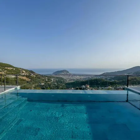 Exclusive 5 Star Villa with Private Infinity Pool&Jacuzzi, White Wings Villa 1003 Alanya