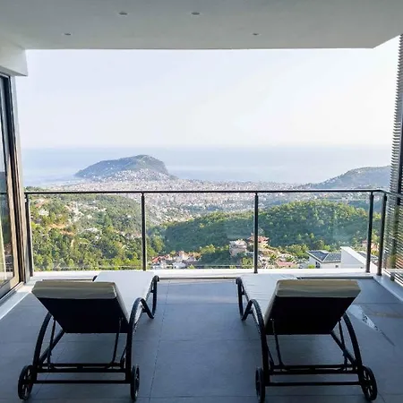 Exclusive 5 Star Villa with Private Infinity Pool&Jacuzzi, White Wings Villa 1003 Alanya