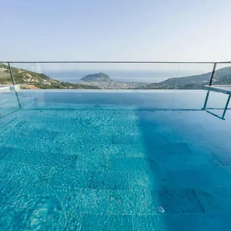 Exclusive 5 Star Villa with Private Infinity Pool&Jacuzzi, White Wings Villa 1003 Alanya